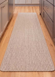 שטיח מטבח - סימפל קרם - Anti Slip -