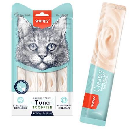 Wanpy Tuna & Codfish 70g