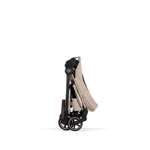 עגלת תינוק מיוס Cozy Beige Mios 4 בז' שלדה רוזגולד