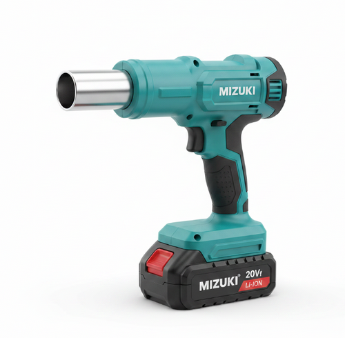 אקדח חום נטען 20V כולל 2 סוללות ומטען טמ' 300 - 500 מע MIZUKI MT8500
