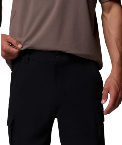 מכנסי דגמח קצרים לגברים  ROC TECH CARGO SHORT שחור - Columbia