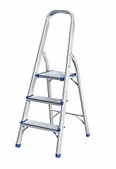 סולם אלומיניום 3 שלבים +משטח עליון רחב 64 SMITH 150220-001