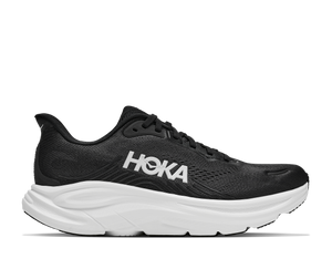 נעלי ריצה רחבות לנשים בגוון שחור/לבן - HOKA Clifton 11 Wide D