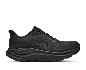 נעלי ריצה רחבות לנשים בשחור מלא - HOKA Clifton 11 Wide D