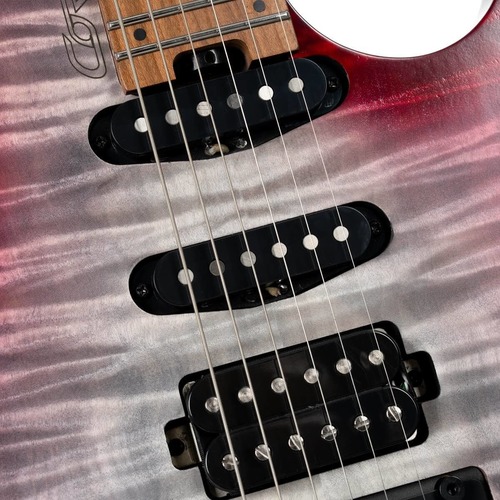 גיטרה חשמלית + נרתיק CORT SPACE G6TR SGLV headless Semi Gloss Lava