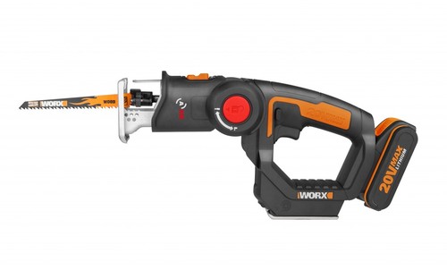מסור אנכי / חרב נטען  20V מקצועי  משולב [גוף בלבד]  Worx WX550.9