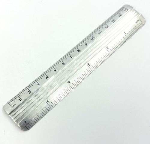 סרגל אלומיניום 15 ס
