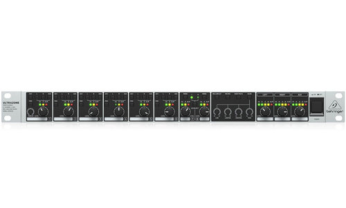 מיקסר 8 ערוצים להתקנות - Behringer Ultrazone ZMX8210