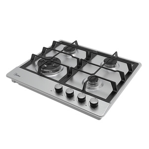 כיריים גז 4 מבערים Midea מידאה 60SJ402 נירוסטה