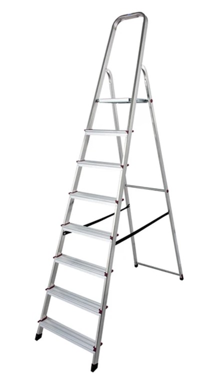 סולם אלומיניום 8 שלבים 150220-006