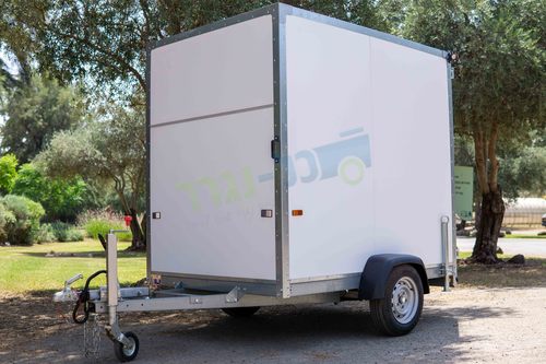 נגרר סגור פאנל אלומיניום מבודד משקל כולל 750 ק