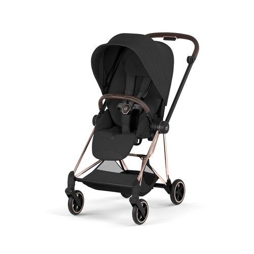 עגלת Mios 4 של CYBEX בשחור ורוזגולד - תמונה שלישית בגלריה