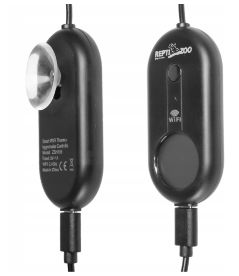 Repti-Zoo Smart Wi-Fi Thermo-Hygrometer – מד טמפרטורה ולחות חכם לטרריום