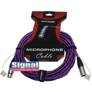 כבל XLR אורך 10מ - סגול ROXTONE RO MXX013L10-P