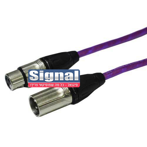 כבל XLR אורך 10מ - סגול ROXTONE RO MXX013L10-P