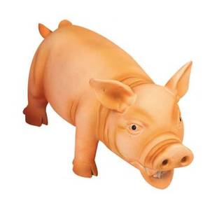 פלמינגו צעצוע לטקס לכלב חזיר מצפצף 21.5 ס"מ | Flamingo Latex Pig Dog Toy Small/Medium 21.5cm