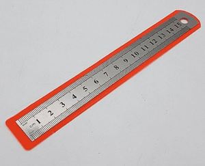 סרגל מתכת 15 ס"מ