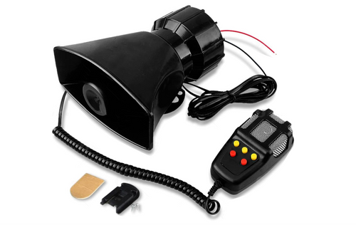 מערכת כריזה וסירנה אלקטרונית 12V