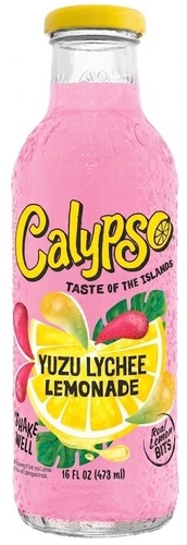 calypso-משקה קל בטעם לימונדה ליצ'י ויוזו כשר (473 מ