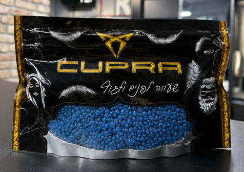שעווה כחולה בפתיתים להסרת שיער CUPRA – מארז 1 ק״ג