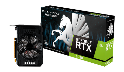כרטיס מסך למשחקים RTX3050 PEGASUS 6GB GDDR6 96bit DVI HDMI DP