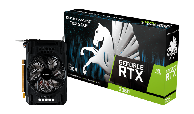 כרטיס מסך למשחקים RTX3050 PEGASUS 6GB GDDR6 96bit DVI HDMI DP