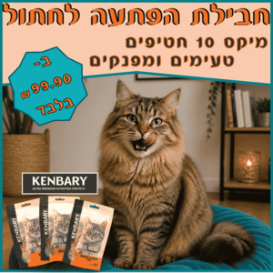 מיקס הפתעה 10 חטיפים לחתולים