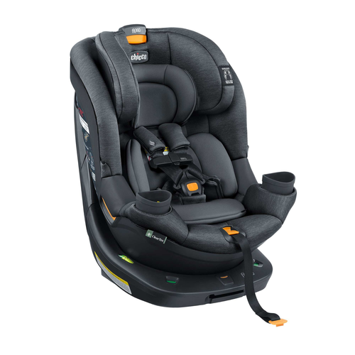 כסא בטיחות מסתובב פיט 360 Fit עם בדי קלירטקס ClearTex ללא כימיקלים ומנגנון התקנה LeverLock - אפור Carbon 2