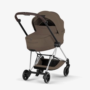 עגלת תינוק מיוס Coconut Brown Mios 4 חום, שלדה כרום חום 