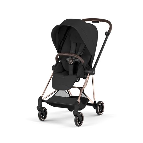 עגלת תינוק מיוס Coconut Brown Mios 4 חום, שלדה כרום חום 