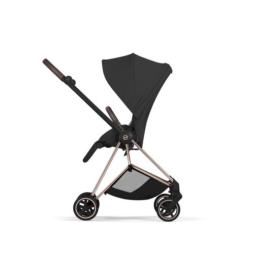 עגלת תינוק מיוס Coconut Brown Mios 4 חום, שלדה כרום חום 