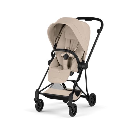 עגלת תינוק מיוס Cozy Beige Mios 4 בז' שלדה שחור מט