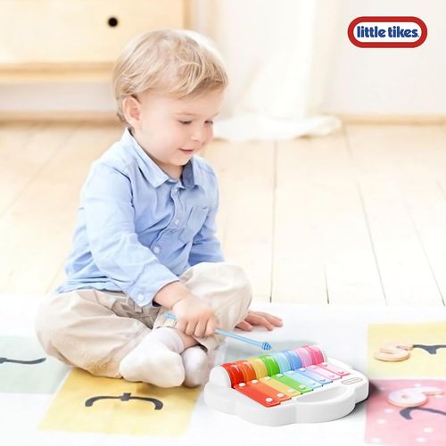 קסילופון מוזיקאלי 2 ב 1 גלגלים לפעוטות
