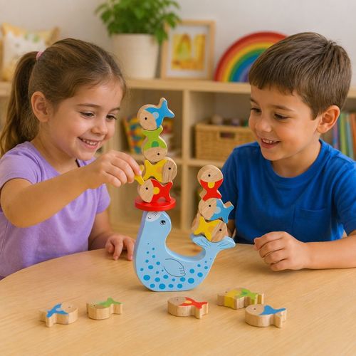 משחק כלב ים ודגיםאיזון ושיווי משקל 56665