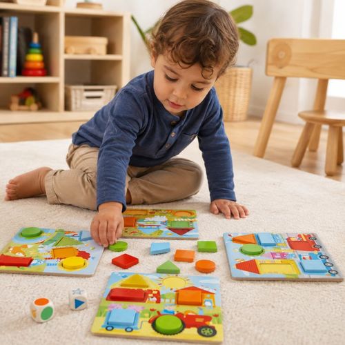 GOKI התאמת צבעים וצורות לגילאי שנתיים 56760