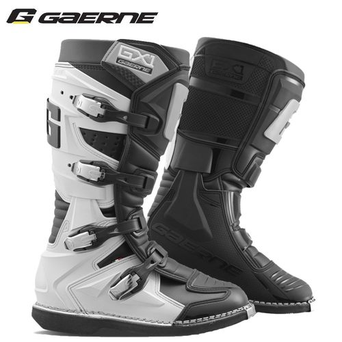 מגף רכיבה גרנה GAERNE GX1 צבע שחור\אפור\לבן
