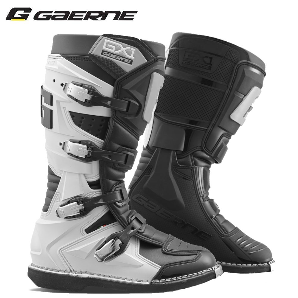 מגף רכיבה גרנה GAERNE GX1 צבע שחור\אפור\לבן