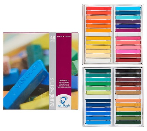 סט 48 פסטל CARRE PASTELS מבית VAN GOGH