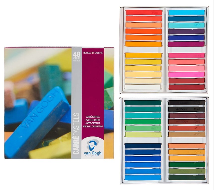 סט 48 פסטל CARRE PASTELS מבית VAN GOGH
