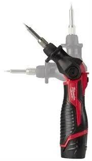 מלחם נטען 12V דגם M12 SI כולל סוללה 2AH ומטען מבית Milwaukee מילווקי