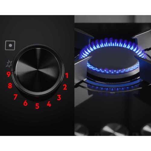 כיריים משולבות אינדוקציה וגז AEG HDB95623NB רוחב 90 ס"מ עם 5 מוקדים פונקציית גישור וזכוכית שחורה איי אי ג'י