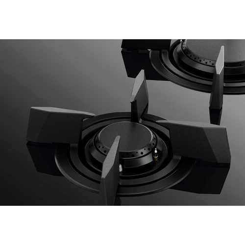 כיריים משולבות אינדוקציה וגז AEG HDB95623NB רוחב 90 ס"מ עם 5 מוקדים פונקציית גישור וזכוכית שחורה איי אי ג'י