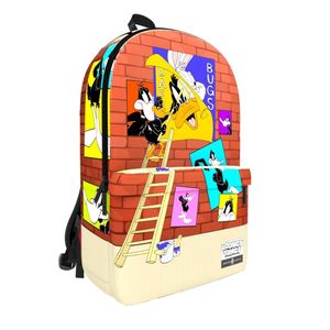 תיק גב LOONEY TUNES DAFFY VS BUGS SPACE JUNK