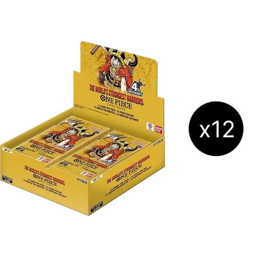 קלפי וואן פיס קייס בוסטר וואן פיס OP-17 The World's Strongest Warriors Booster Box Case