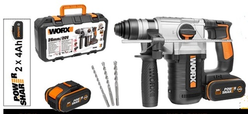 סט פטישון נטען 4A 20V דגם WX392