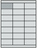 21 מדבקות בדף 70*38 מ"מ