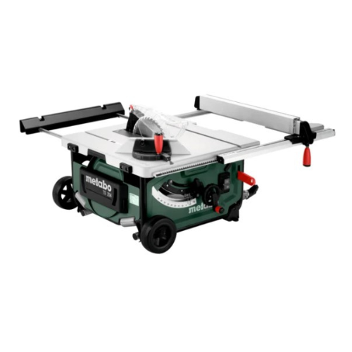 מסור שולחן Metabo TS 254 דגם 600668000 עם סטנד מתקפל וגלגלים להב 254 מ