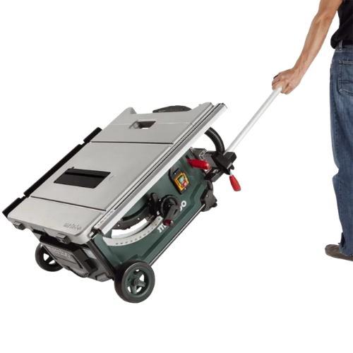 מסור שולחן Metabo TS 216 דגם 600667000 עם סטנד מתקפל ולהב 216 מ״מ 1500W