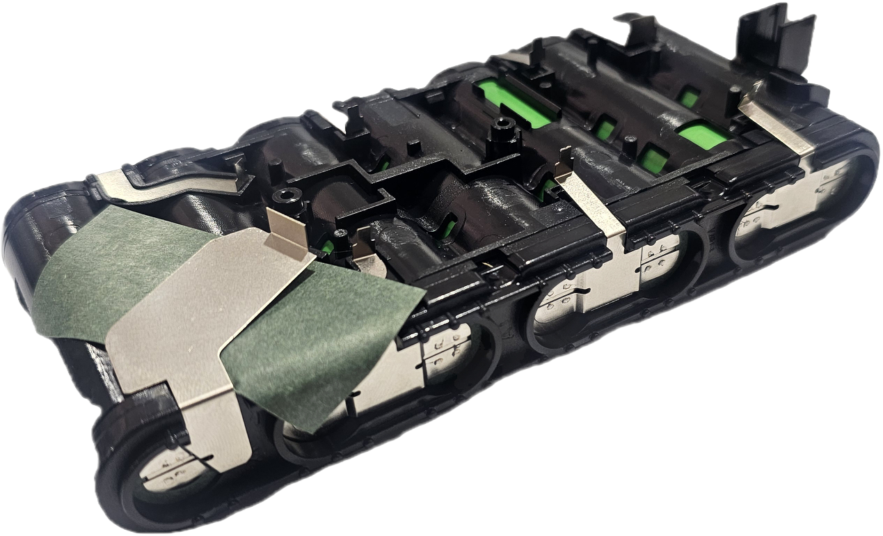 מכלול תאי סוללה פנימי (Pack) תואם V8
