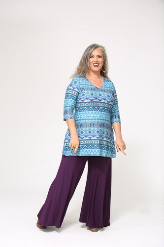 מכנס משולשים בהדפסים plus size